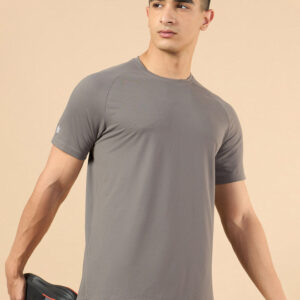 CULT Men Dark Grey All Workout Training T-shirt